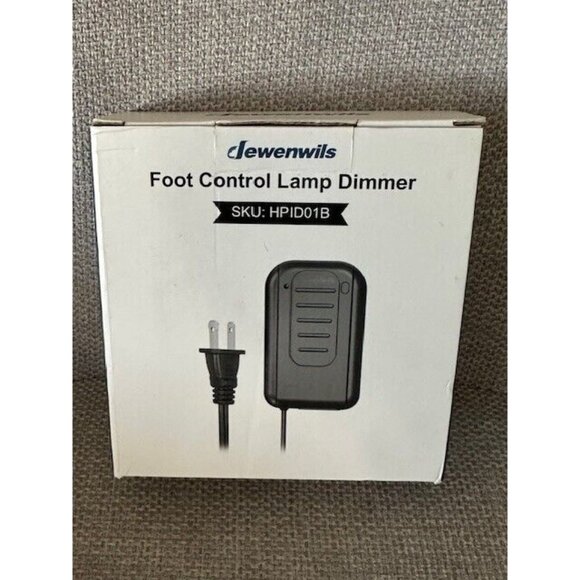 Dewenwils Foot Slide Plug In Dimmer Switch Dimmable LED Bulb Compatible HPID01B - Picture 1 of 4